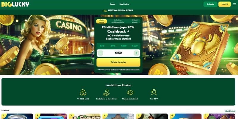 biglucky casino maksaa ja pelata