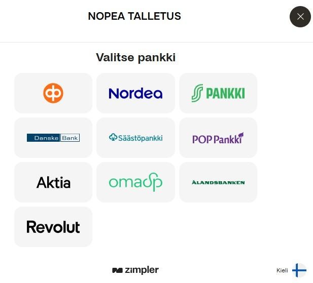 jellona kasino talletukset ja kotiutukset