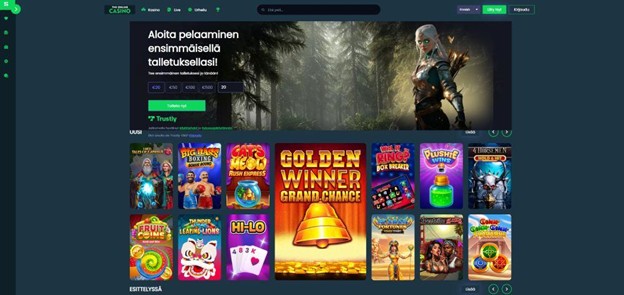 nettikasinon kojelauta