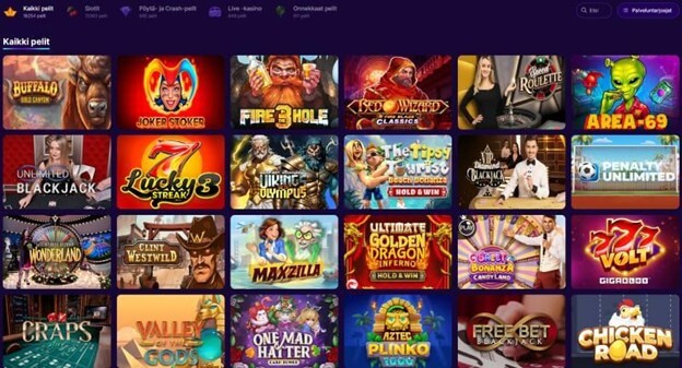 Kuva Cipher Wins Casinon peleistä