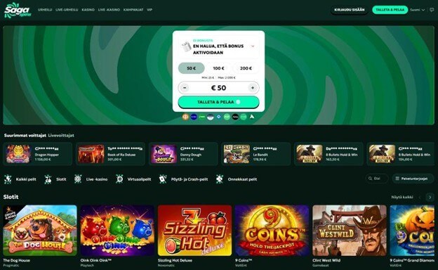 Kuva Saga Spinsin kotisivusta