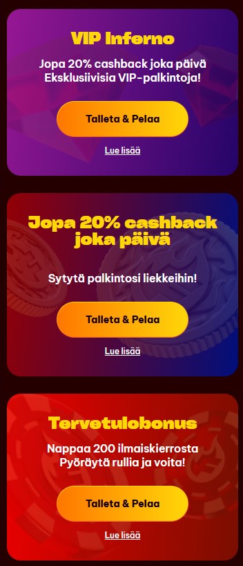 flamez kasino bonukset ja tarjoukset