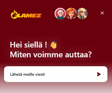 flamez kasino Asiakaspalvelu 