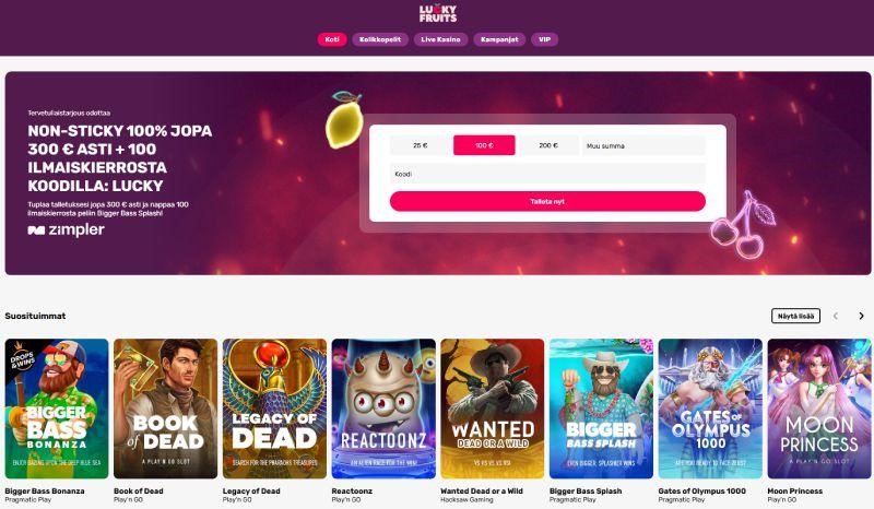 lucky fruits casino maksaa ja pelata