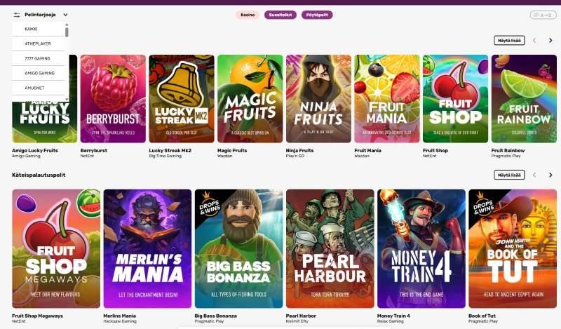 lucky fruits casino Kolikkopelit