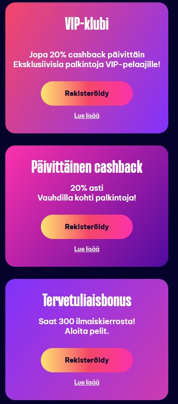 speedz casino bonukset ja tarjoukset