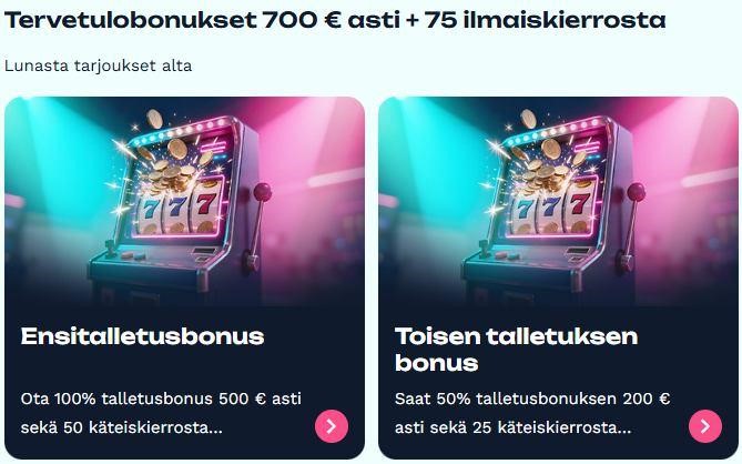 jackburst casino tervetulobonus ja kampanjat