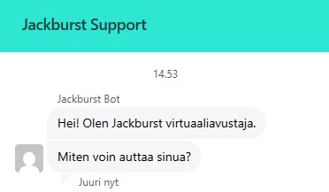 jackburst casino asiakaspalvelu
