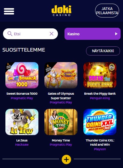 joki kasino mobililissa