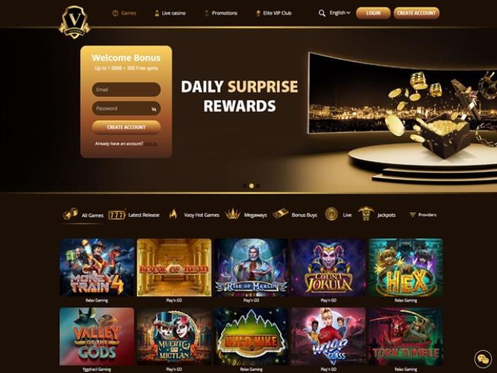vasy casino maksaa ja pelata