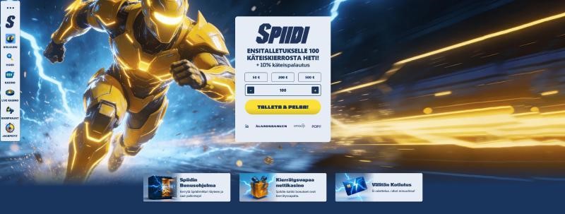spiidi casino maksaa ja pelata